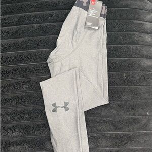 Under Armour Light Gray Performance Leggings